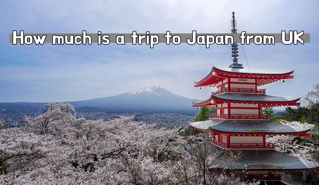 How much is a trip to Japan from the UK?